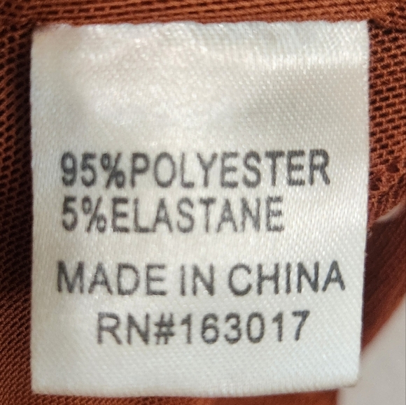 PRINCESS POLLY CATI LONG SLEEVE CROPPED TOP BROWN SZ 0 - Picture 7 of 8